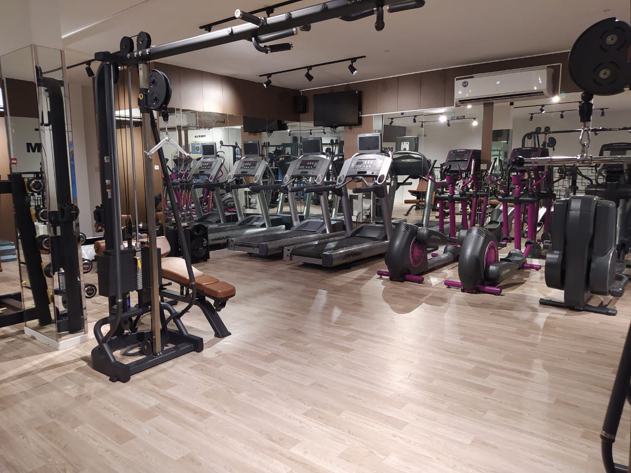 Women working out
